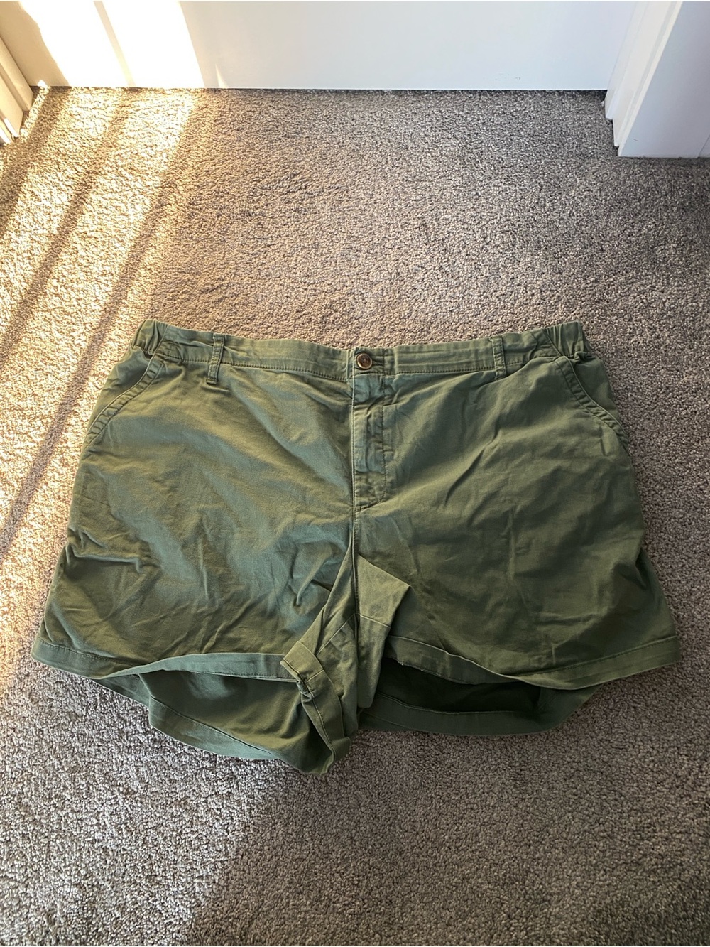 Women’s Olive Green Casual Shorts